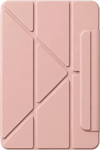 Mey İthalat Apple Uyumlu iPad 2025 10.9 10.nesil A16 Edz Manyetik Standlı Tablet Kılıfı - Rose Gold Arka Kapak