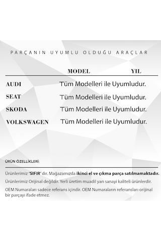 Audi, Seat, Skoda, Volkswagen İçin Yağ Soğutucu Contası 2'li
