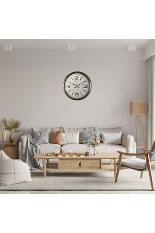 Eskitme Royal 40 Cm Metal Duvar Saati Diğer