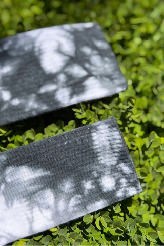 Lousocks Unisex Siyah Batik Desenli Soket Spor Çorap