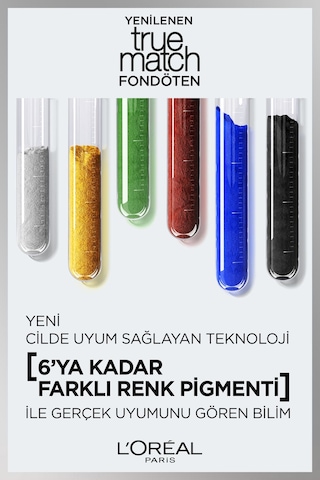 L'Oreal Paris True Match Bakım Yapan Fondöten 1N Ivory 30 ML