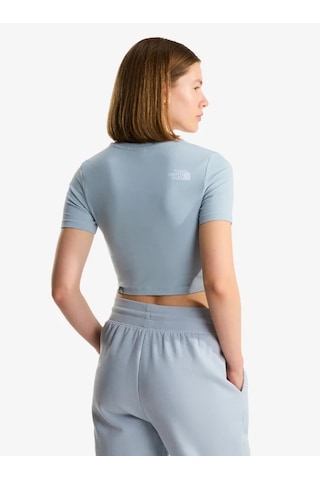 The North Face Nf0a55ao-fn4 W Essential Cropped Slim Kadın T-shirt Turkuaz