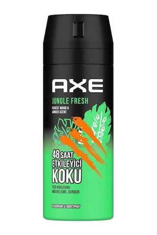 Axe Jungle Fresh Erkek Sprey Deodorant 150 ML