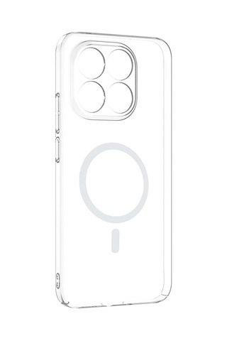Vendas Xiaomi 15t Kamera Korumalı M-safe Şarj Özellikli Şeffaf Zore London Sert Pc Kapak + Hayalet Ekran Koruyucu Şeffaf