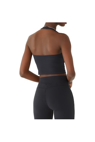 L Couture Halter Yaka Kadın Spor Sütyeni Siyah