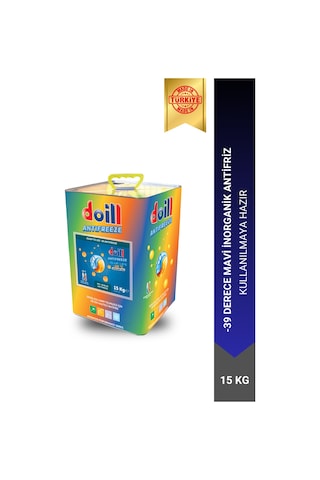 Doill -39 / -40 Derece Hazır Karışım 15 Kilogram Mavi Antifriz - G11