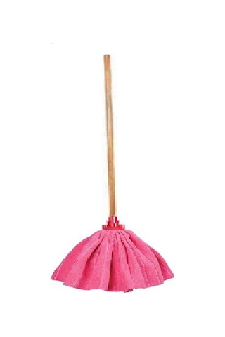 Suff Medium Mikrofiber Havlu Paspas Mop Ucu Ve Ahşap Sapı Takım