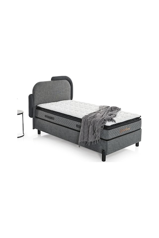 Junior Bedding Baza Başlığı, Yatak Baza Başlığı Kumaş Kaplı Yatak Başlığı Dekoratif Başlık 120 CM