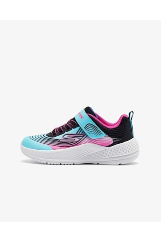 Skechers Microspec Advance Kız Çocuk Mavi Spor Ayakkabı Karışık Çok Renkli