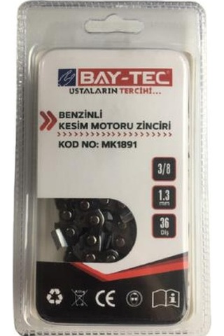 Bay-Tec Mk1891 Benzinli Kesim Motoru Zinciri 3/8 1.3Mm 36 Diş