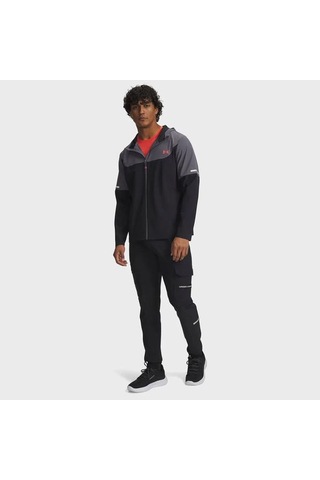 Under Armour Tech Utility Woven Erkek Siyah Polo Yaka Tişört