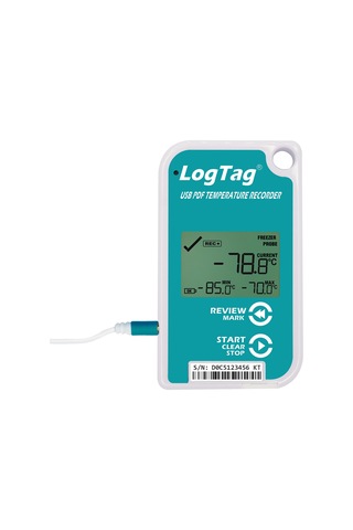Logtag Trel30-16u Çok Kullanımlık Ultra Düşük Sıcaklık Kayıt Cihazı -90/+40 Usb