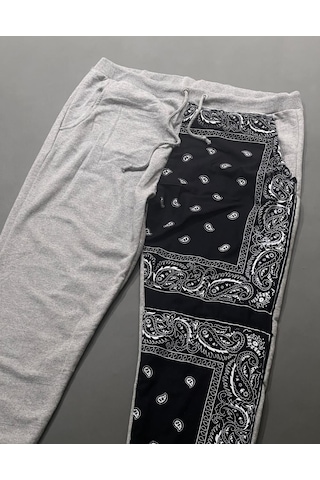 Premium Patchwork Unisex Eşofman Altı 001