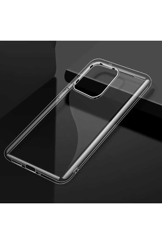 Huawei P40 Kılıf Lüx Şeffaf Silikon Kılıf