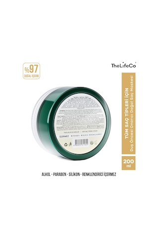 Thelifeco Hairfood Değerli Yağlar Serisi Duş Öncesi Onarıcı Doğal Saç Maskesi 200 ML
