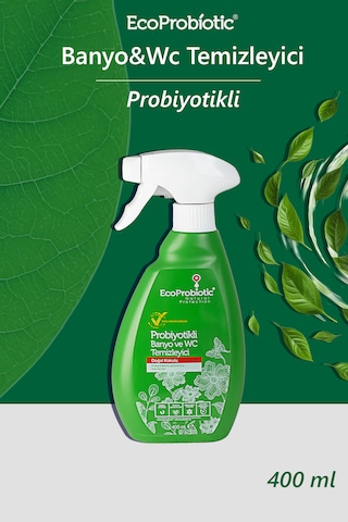 Probiyotikli Banyo Ve Tuvalet Temizleyici Sprey 400 Ml - Kötü Koku Önleyici Tekli