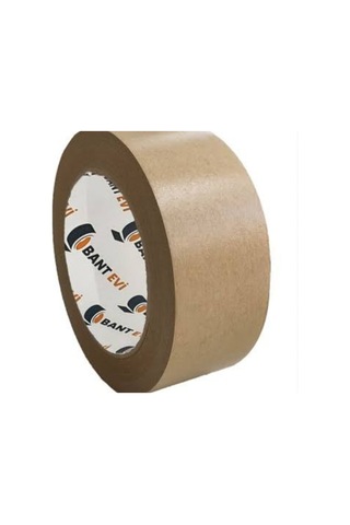 Kraft Kağıt Bant 6 Adet Doğal Kraft Güçlü Yapışkan Tabaka 50mm 40mt Diğer