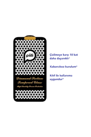 Piili Armyglass 10x Apple iPhone Uyumlu 17 Pro Ultra Dayanıklı Ekran Koruyucu Uygulama Aparatlı