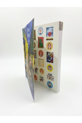 Melimelek Zamansız Ressamlar Ajandası Iv, Zamansız Ajanda 16.5x19.5 Cm Sticker'lı Zamansız Iv