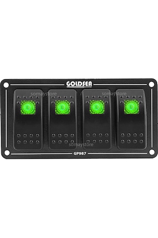 Goldsea Switch Panel Slim Model 4 Anahtar