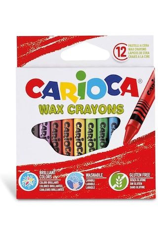 Carioca Wax Pastel Boya 12'li
