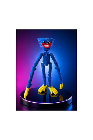 Poppy Playtime Huggy Eklemleri Hareketli Mavi Canavar Oyuncak Figürü Dummy Robot Tarzı 20cm