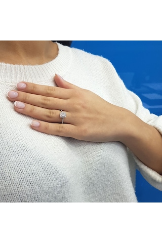 Lova 0,30 Karat Baget Pırlanta Yüzük - 1020396