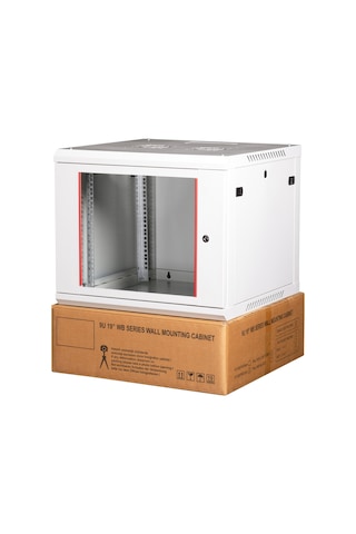 Lande 9u 19" Duvar Tipi Rack Kabinet Genişlik: 600 Mm Derinlik: 600 Mm Açık Gri Demonte