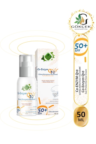 Gökçek Şifa CoQ10 Güneş Koruyucu Yüz Kremi SPF50+ 50 ML