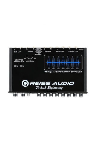 Reiss Audio Eq7-6 Kanal-8v Rca Çıkış-7 Band Equalizer