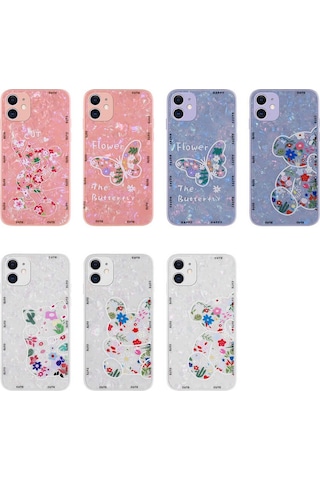 Apple Uyumlu iPhone 11 Desenli Sert Silikon Zore Mumila Kapak
