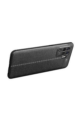 Oppo Reno 5 Lite Kılıf Deri Tarzı Niss Silikon Case