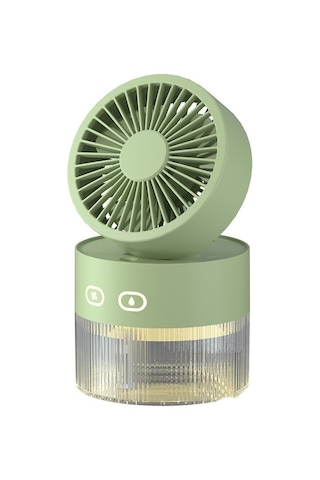 Cbtx OM008 Şarjlı Masaüstü Katlanır Su Püskürtmeli Mini Fan Vantilatör
