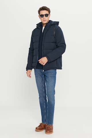 AC&Co / Altınyıldız Classics Erkek Lacı Standart Fit Normal Kesim Dik Yaka Kapüşonlu Yan Cepli Casual Mont Laci