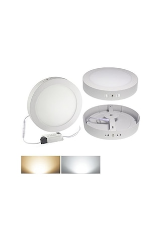 SIVA ÜSTÜ YUVARLAK LED PANEL 24 WATT BEYAZ
