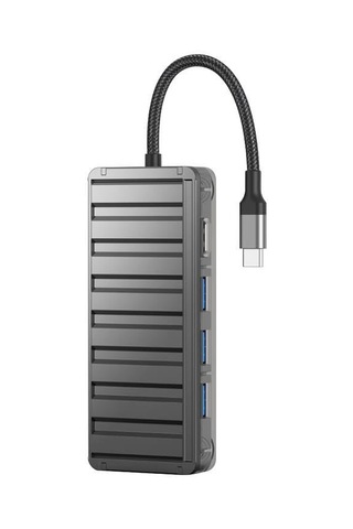 100w 7in1 Usb-c Hub Adaptör Hb-12 Sku: Smg8690010060983