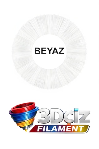 Pla 3d Kalem Filament Pla Beyaz Renk 2x5 Metre 10 Metre Pla Filament