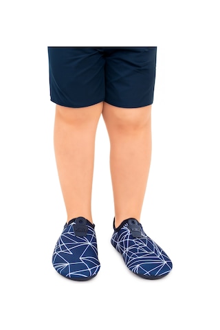 Kiko Kids Prizma Havuz Plaj Erkek Çocuk Deniz Ayakkabısı 7515 Lacivert - Beyaz Lacivert - Beyaz