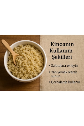 Kinoa Doğal Beyaz Kinoa - Glutensiz - Yüksek Lifli - 250 Gr.