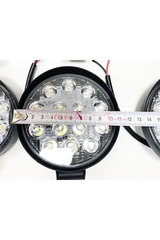 Replax 5 Adet 14 Led Yuvarlak Off Road Sis Farı Sis Lambası Çalışma
