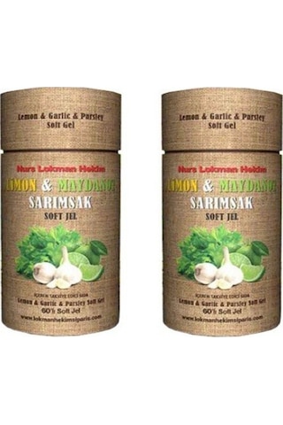 Nurs Limon Maydanoz Sarımsak Kürü Soft Jel 2 X 60 Kapsül2 Nurs Limon Maydanoz Sarımsak Kürü Soft Jel 2 X 60 Kapsül2