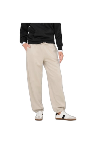 Only Onlbest Lıfe Cuff Pant Swt Noos Kadın Gray Eşofman Altı - 15357504 Gri