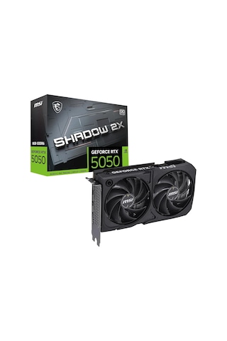 Msı Rtx 5050 8g Shadow 2x Oc G5050-8s2c 128 Bit Gddr6 8 Gb Ekran Kartı