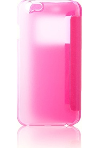 Apple Uyumlu iPhone 6 / 6S Yan Kapaklı Tpu Kılıf Pembe