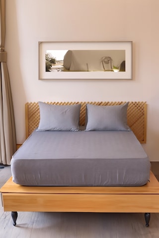 Moosh Çift Kişilik Lastikli Çarşaf Takımı Gri