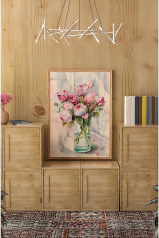 Ahşap Çerçeveli Mdf Tek Tablo Çiçek Dekoru Tablo Kendi Tablo Setinizi Oluşturacağınız Liste 23 X 32 Çerçeveli 1076
