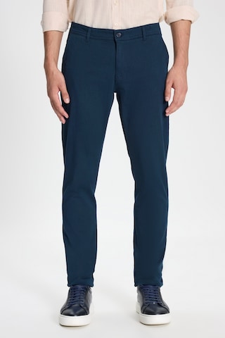 George Henry Pamuklu Slim Fit Dar Kesim Yan Cepli Esnek Chino Pantolon Lacivert