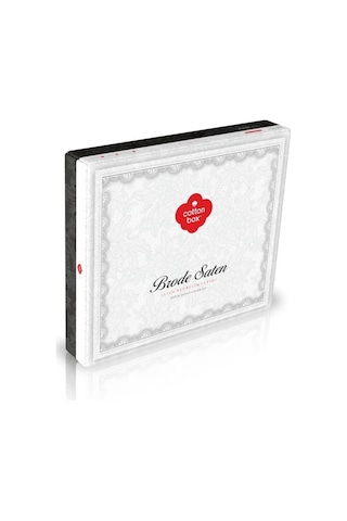 Cotton Box Çift Kişilik Jakarlı Saten Nevresim Takımı Sante Petro