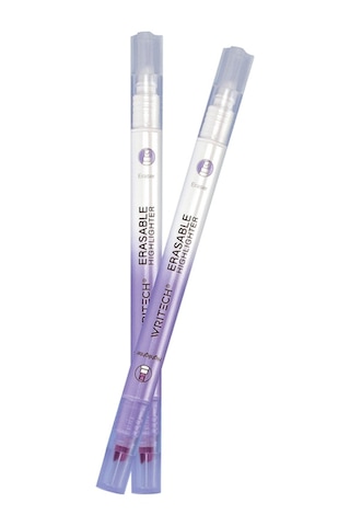 Wrıtech W-822 Silinebilir Fosforlu Kalem Neon Mor - 12'li Kutu