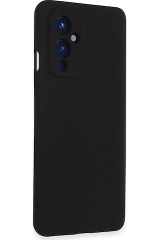 One Plus 9 Kılıf Nano İçi Kadife Silikon - Siyah -